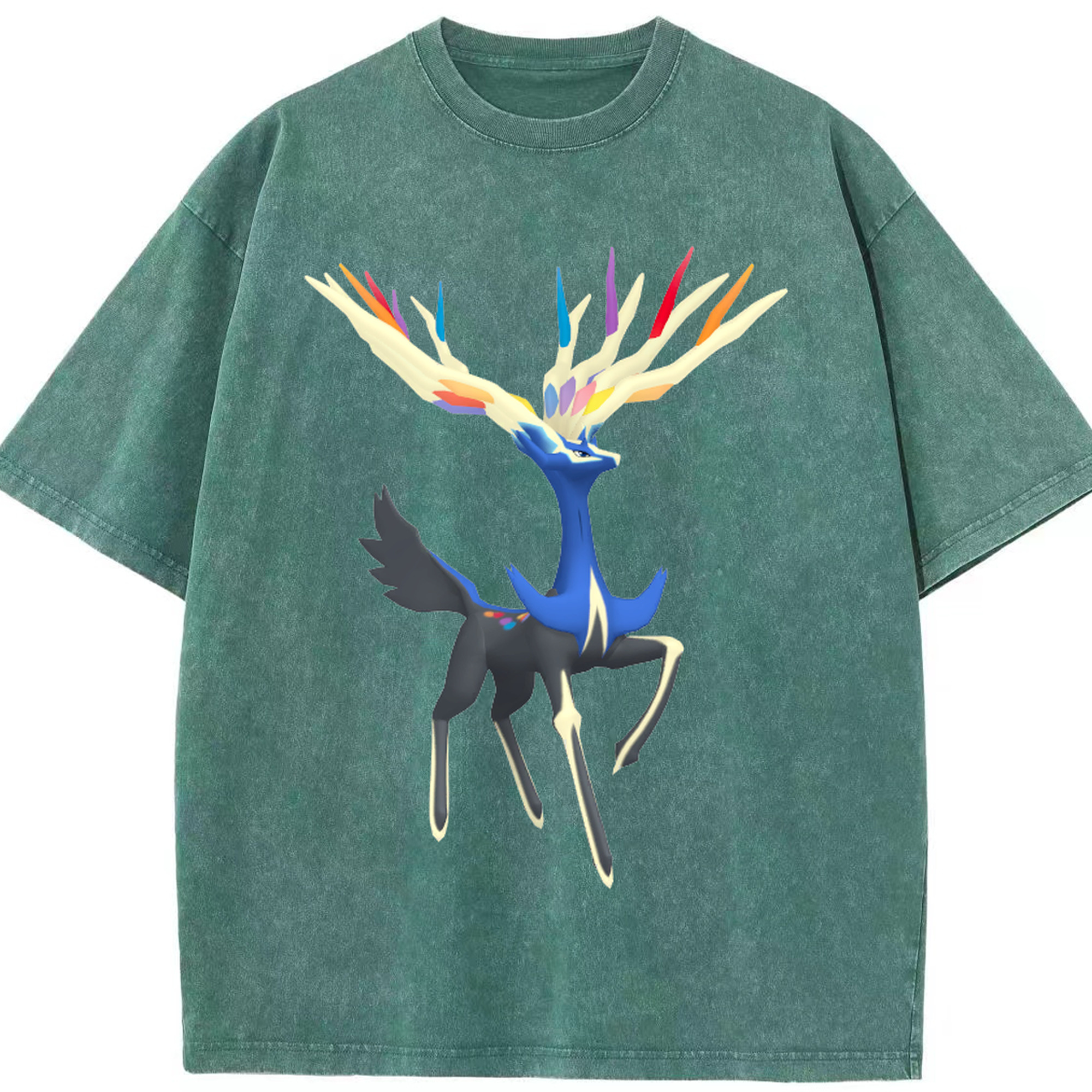 （画像用） ポケットモンスター Pokémon 綿100% ヴィンテージ風 半袖Tシャツ（フロントプリント）
